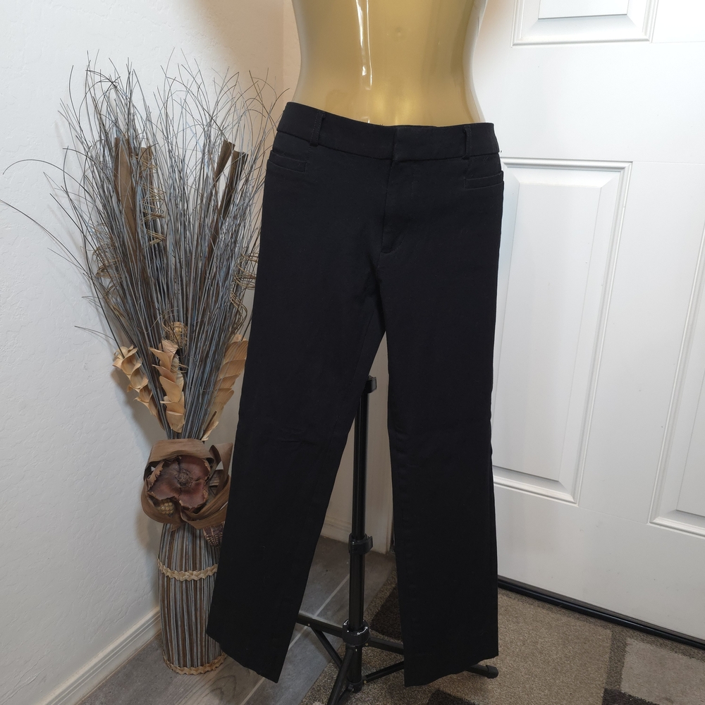 Banana Republic Black Cropped Pants Style Sloan Sz 8